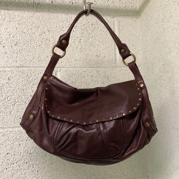 Lucky Brand Leather Lamb Skin Brown Bag Purse - Picture 14 of 17